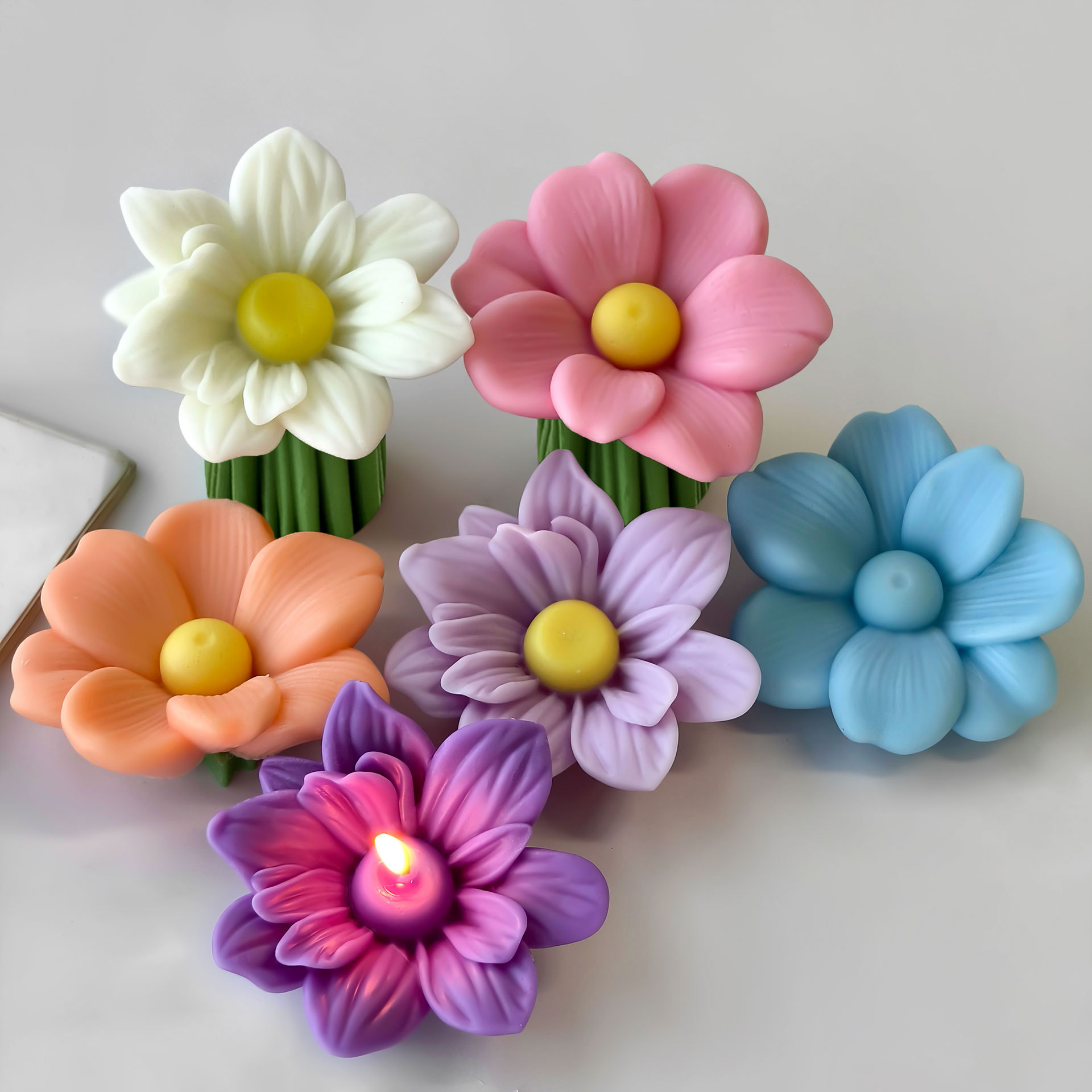 Soap Making At Home - DIY Bunga Aroma Lilin Cetakan Silikon