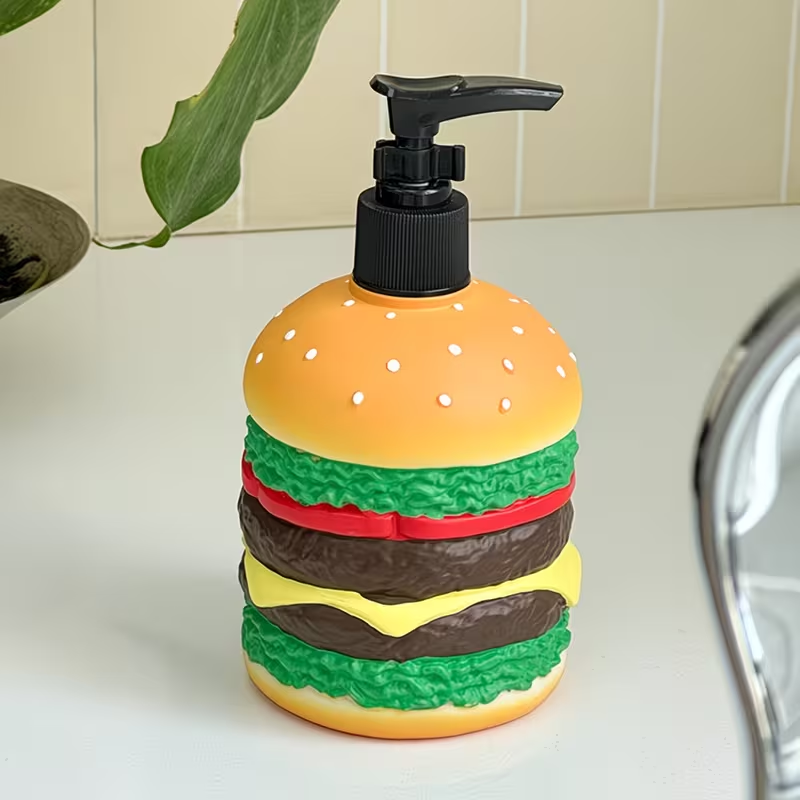 Soap Making Jar - Botol sabun cair berbentuk hamburger lucu