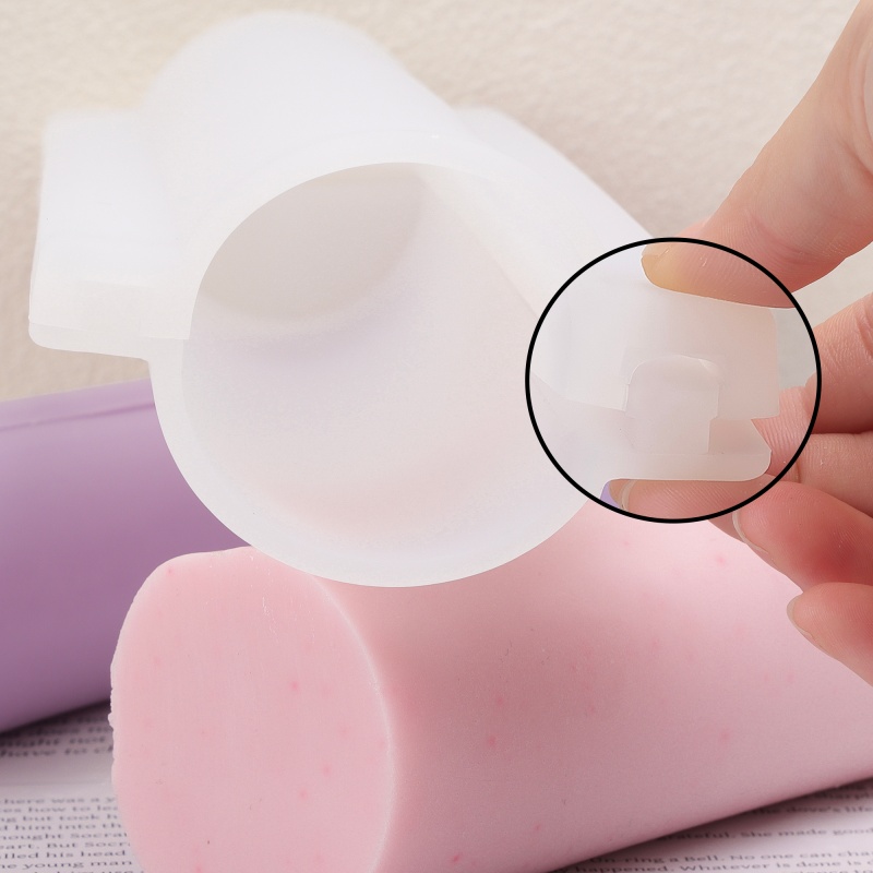 Soap Making Instructions - Cetakan Sabun Silikon Bentuk Kolom Panjang,