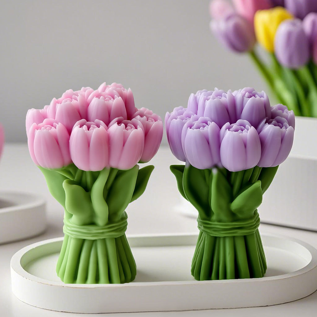 Soap Making At Home - Hadiah Hari Valentine Buket Tulip Cetakan