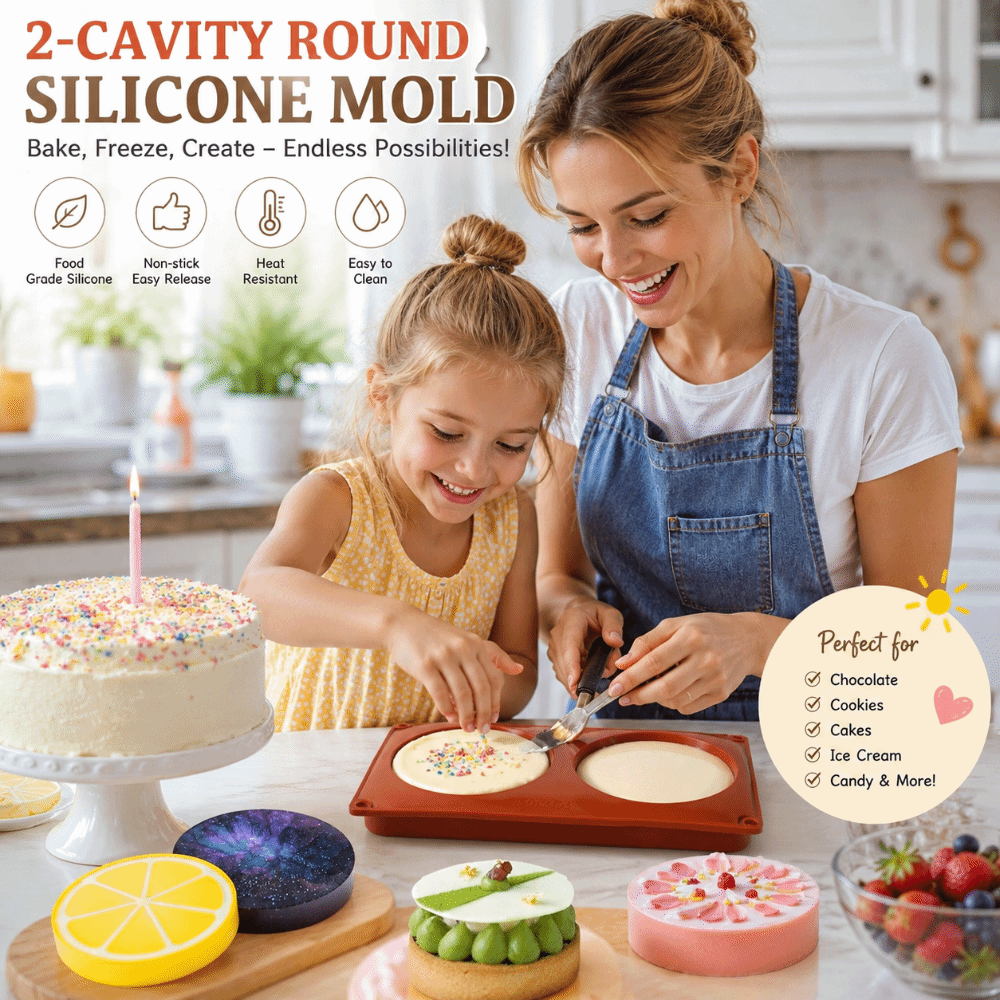 Soap Making Instructions - Cetakan Kue Silikon Berbentuk Silinder Cetakan