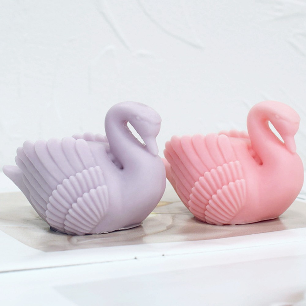 Soap Making Instructions - Cetakan lilin silikon angsa putih plester