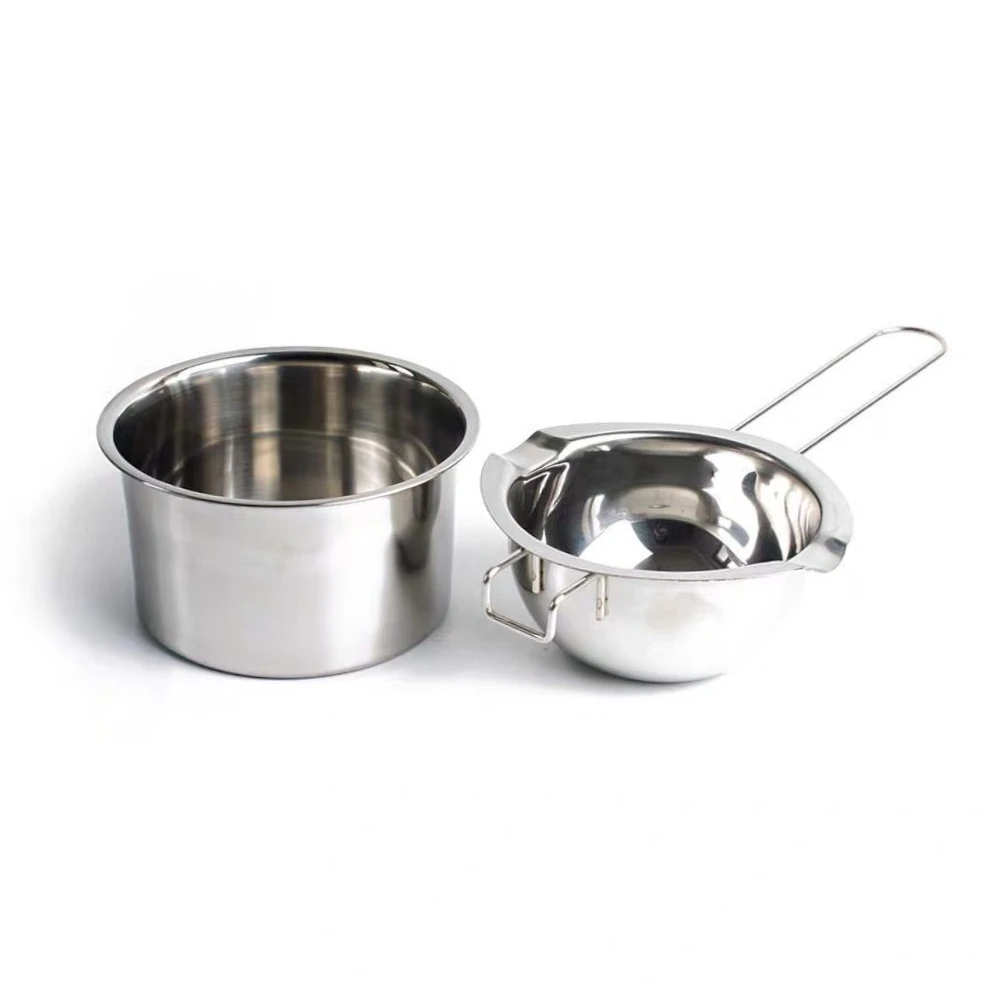 Soap Making Jar - 2 buah panci peleburan lilin Stainless