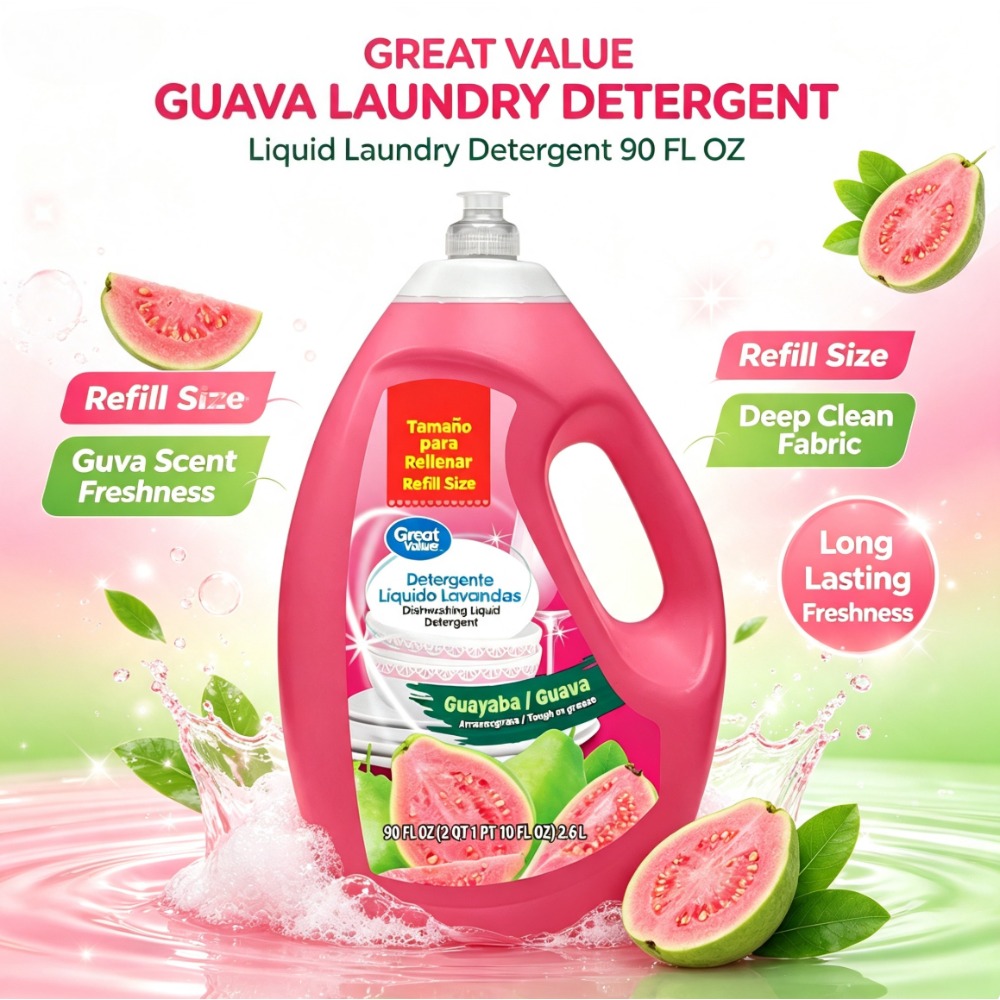 Soap Making Base - Deterjen Cair Pencuci Piring Guava 90