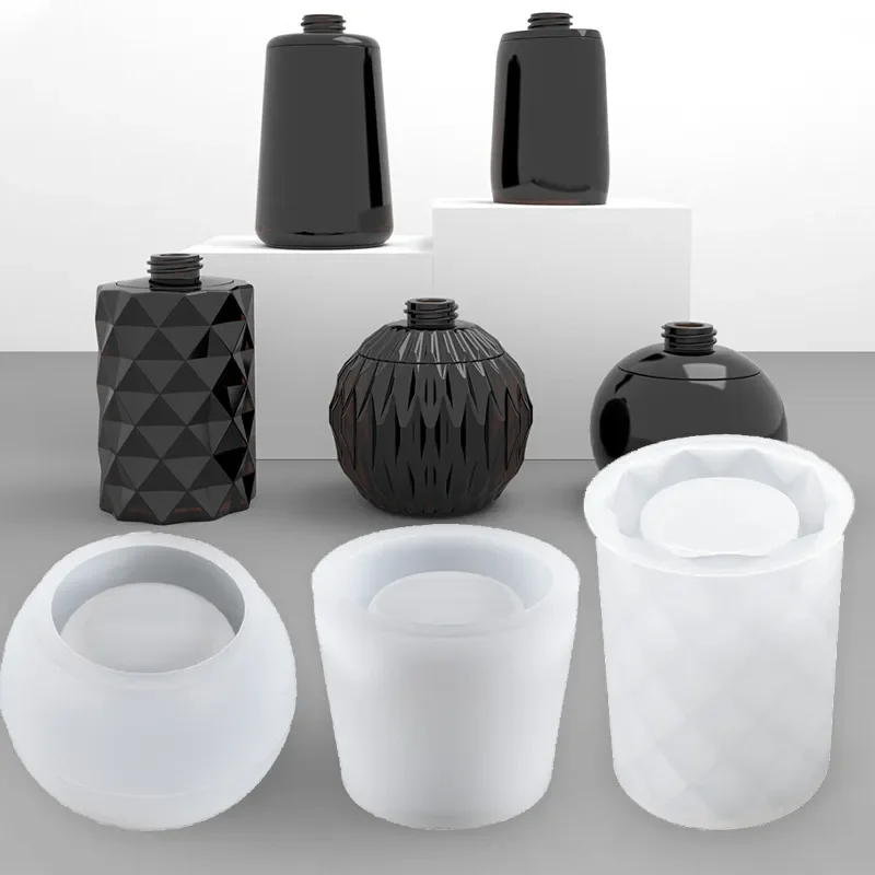 Soap Making Jar - Botol aromaterapi silikon cetakan botol Losion