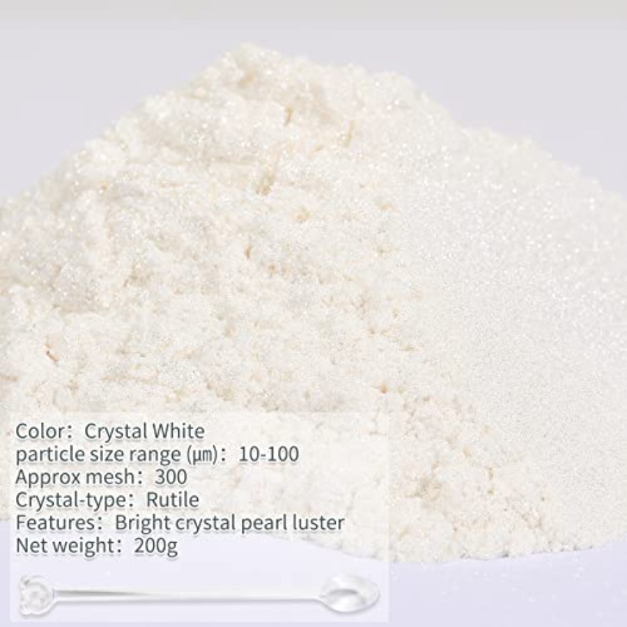 Bubuk Mika, 200g/7.05oz Botol  - Soap Making Jar ulasan dan harga