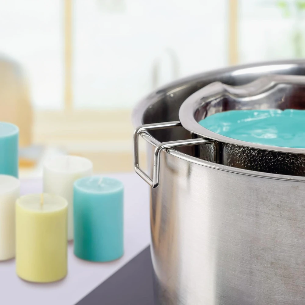 2 buah panci peleburan lilin S - Soap Making Jar ulasan dan harga