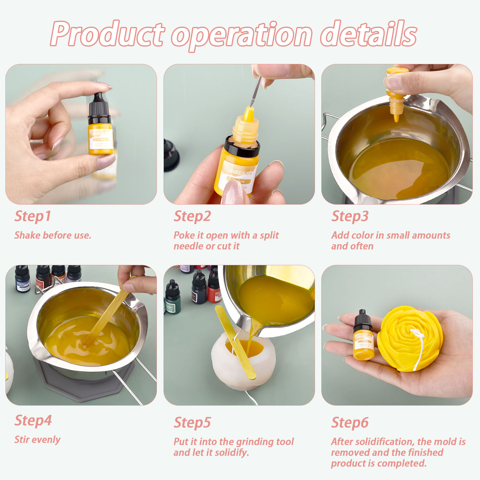 5ml/botol pigmen lilin lilin p - Soap Making At Home ulasan dan harga