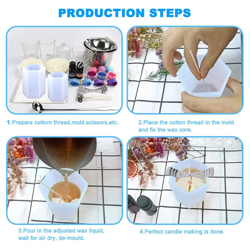 Cetakan Lilin Silikon Silinder - Soap Making Instructions ulasan dan harga