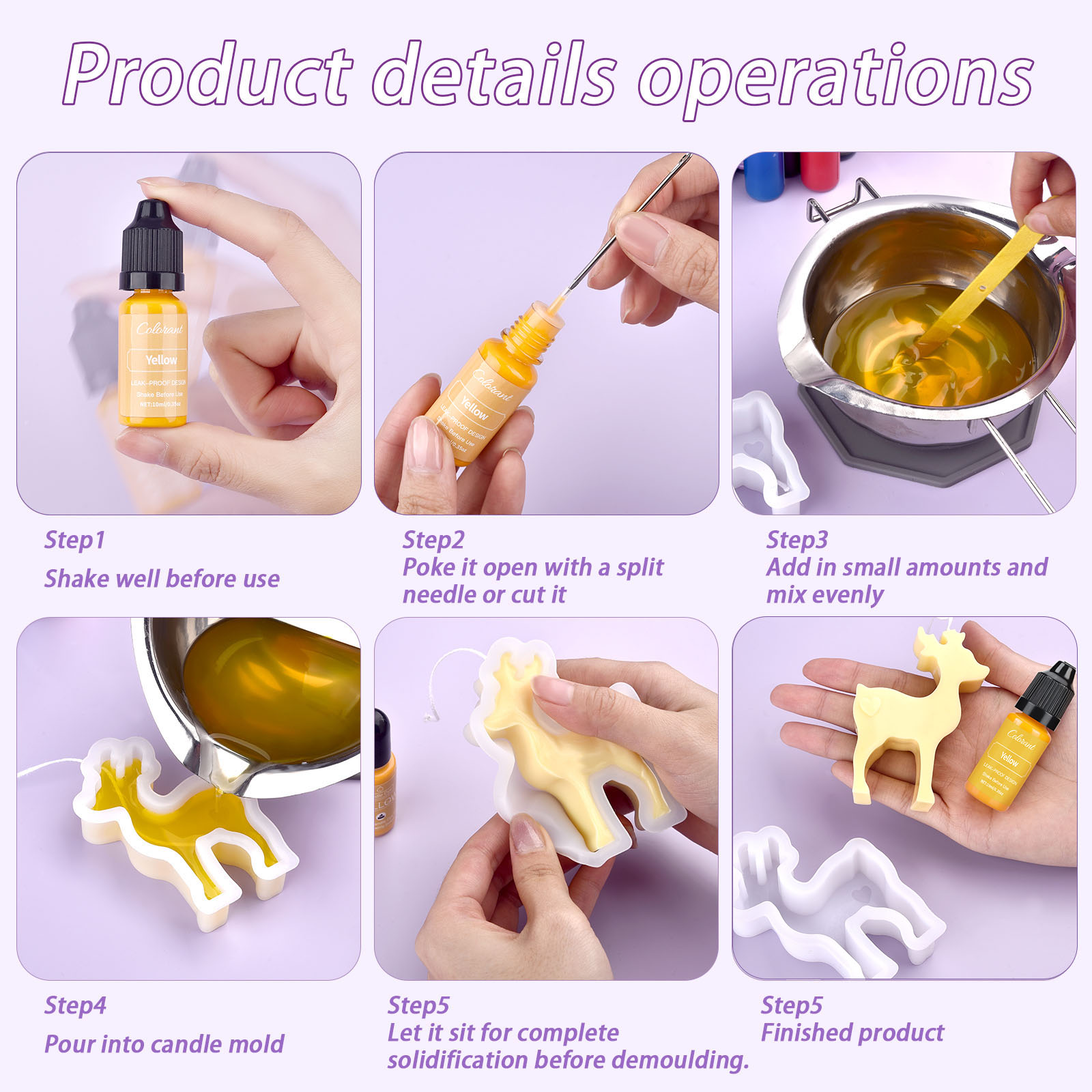 Kit pewarna lilin Set pigmen p - Soap Making Liquid ulasan dan harga