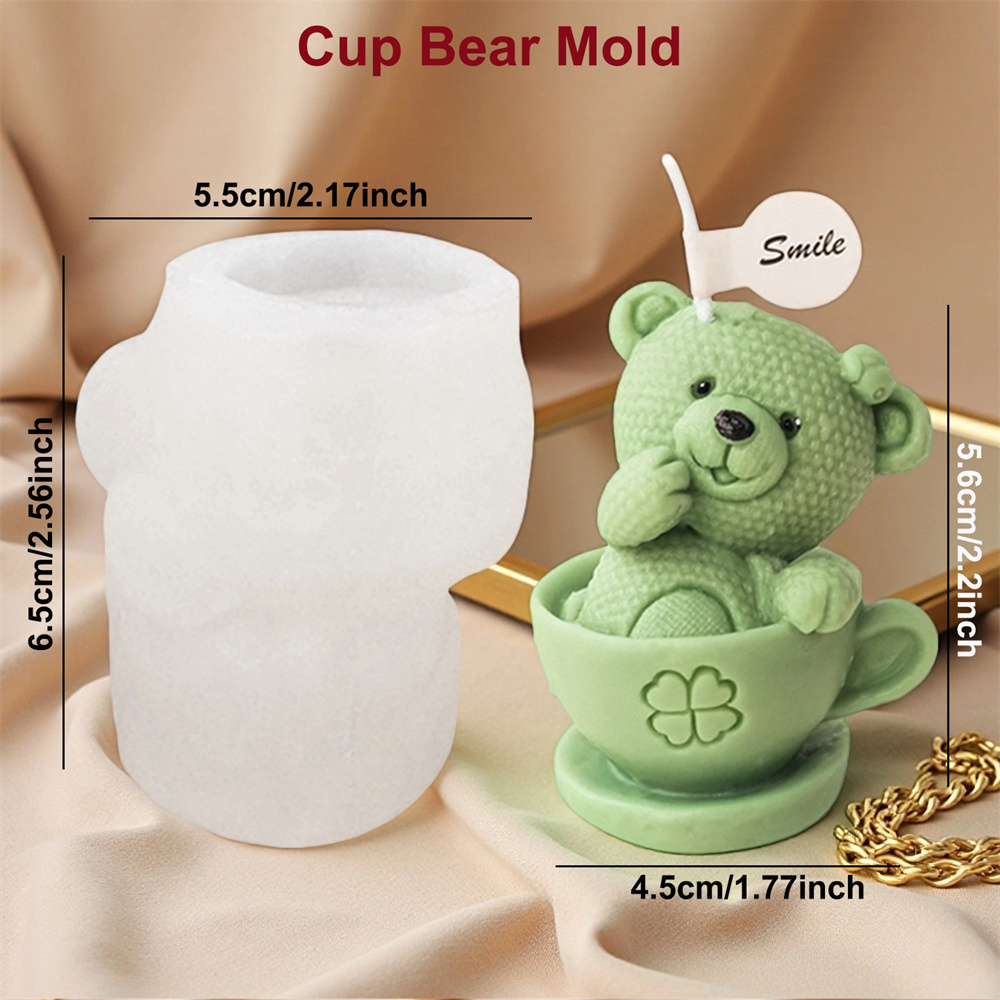 Cetakan Silikon Beruang Teddy  - Soap Making Jar ulasan dan harga